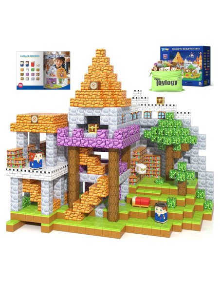 Bloques Magnéticos Toylogy 100PCS Escuela Mágica 3+ Años