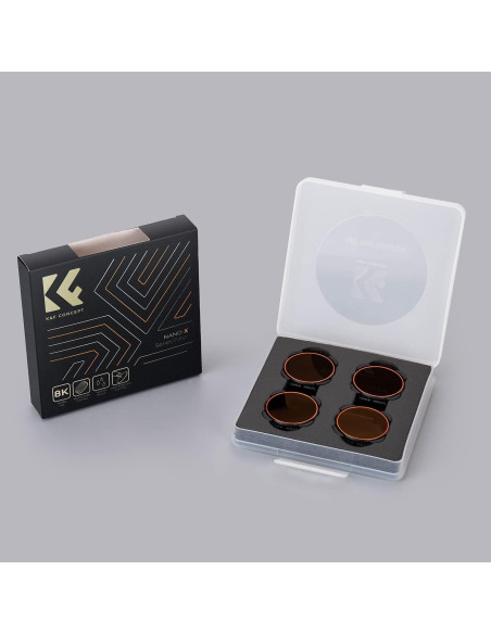 Kit de Filtros ND/PL K&F Concept para GoPro Hero 9-13 Kit de Filtros ND/PL K&F Concept para GoPro Hero 9-13