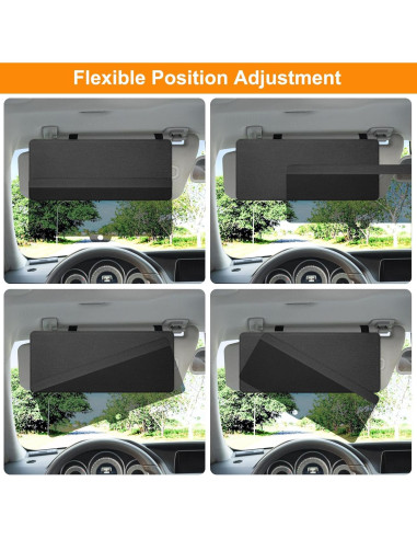 Extensor de Visera Solar MAGTSMEI Negro, Anti-Deslumbrante