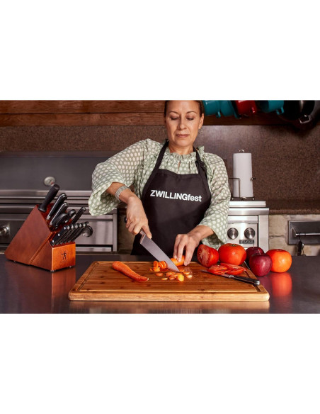 Juego de Cuchillos de 14 Piezas Henckels con Bloque de Madera