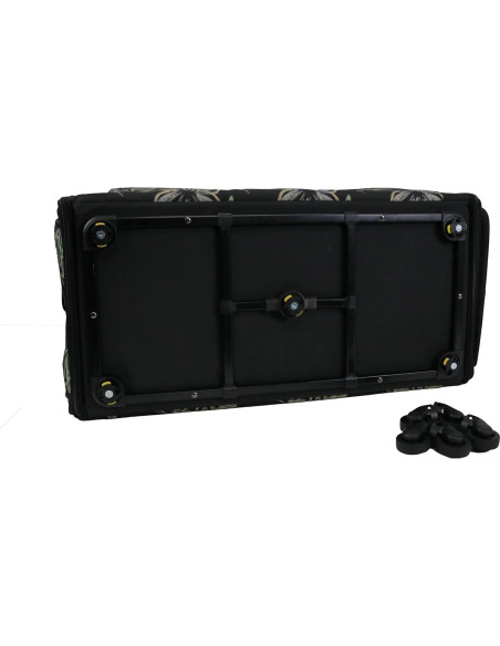 Estuche de Máquina de Coser Todo Mary Jumbo Floral Negro Estuche de Máquina de Coser Todo Mary Jumbo Floral Negro