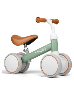 Bicicleta de Equilibrio Phobby para Bebés 1-2 Años Verde