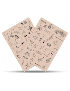 Almohadilla de Práctica de Tatuaje Guapa Piel Silicona Doble Cara