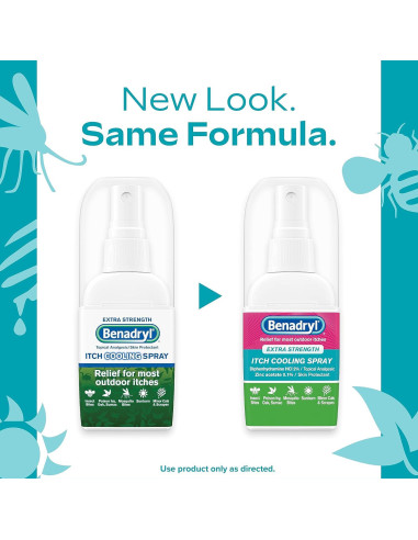Benadryl Spray Refrescante para Picaduras 59 ml Extra Fuerte