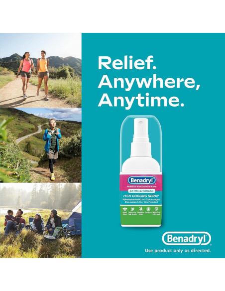 Benadryl Spray Refrescante para Picaduras 59 ml Extra Fuerte