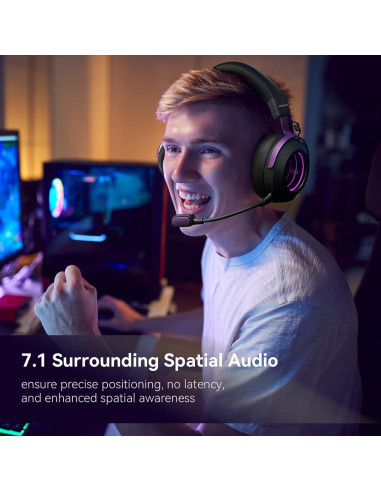 Auriculares Gaming Inalámbricos AUSOUNDS AU-GX Pro 3D RGB