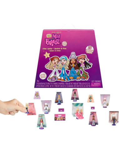 Calendario de Adviento Bratz Minis MGA - 25 Sorpresas Y2K