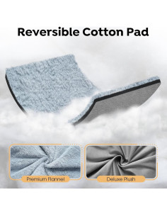 Cama Elevada para Perros Veehoo 73.7x73.7cm Plegable 2 en 1 2