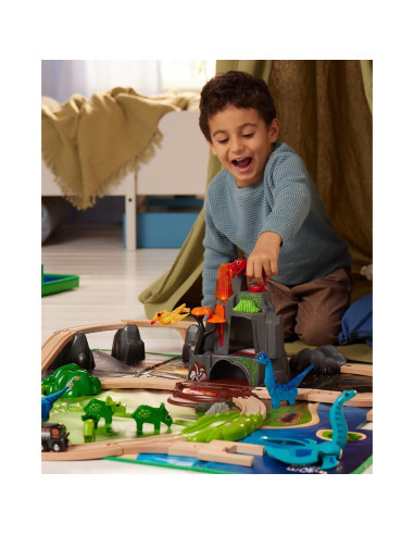 Conjunto Deluxe de Dinosaurios BRIO World - 44 Piezas