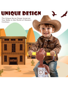 Bicicleta de Equilibrio para Bebés PerKidern 30.48 cm Marrón 2