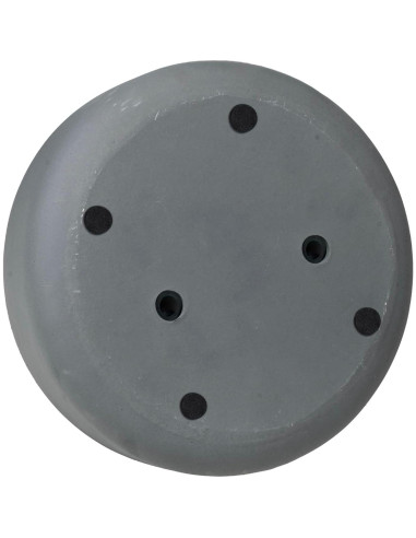 Maceta Yin Yang de Concreto Gris MyGift 24.1 cm con Drenaje