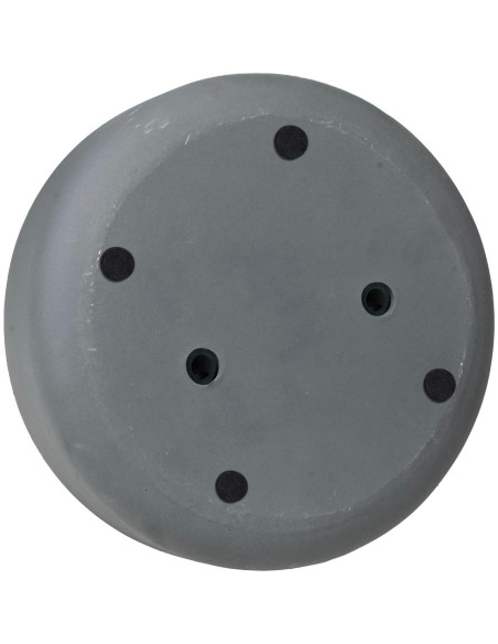 Maceta Yin Yang de Concreto Gris MyGift 24.1 cm con Drenaje