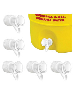 Grifo de Agua Reemplazo BRIFUTR con Botón de Presión Blanco