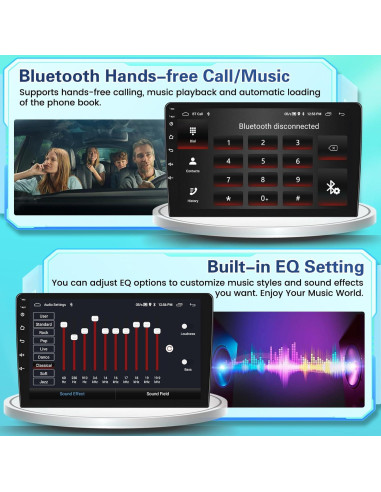 Estéreo Android 13 Fuluku 10.1" para Hyundai Tucson 2010-2015