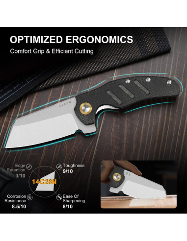 Cuchillo de Bolsillo Kizer C01C XL Sheepdog 9.9 cm EDC