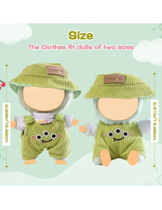 Conjunto de Ropa para Muñecas LLUKEME Alienígena 15-17cm 2