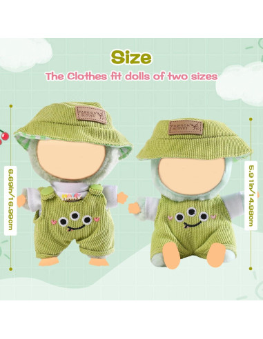 Conjunto de Ropa para Muñecas LLUKEME Alienígena 15-17cm