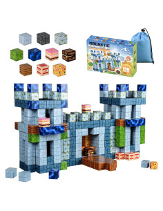 130 Bloques de Construcción Magnéticos Homelodge - Juguete STEM