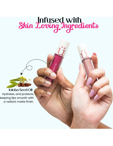 Labial Líquido Mate M2U NYC Sangre - 17H de Duración