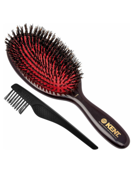 Cepillo Ovalado Grande Kent CSFM Classic Shine - Cerdas de Jabalí Natural Cepillo Ovalado Grande Kent CSFM Classic Shine - Cerdas de Jabalí Natural