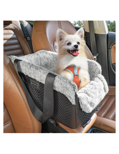 Asiento de Coche para Perros PETSFIT Pequeño Negro 4 kg