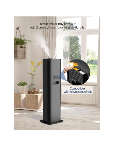 Humidificador Inteligente Hiswelle H786 8L Control Remoto