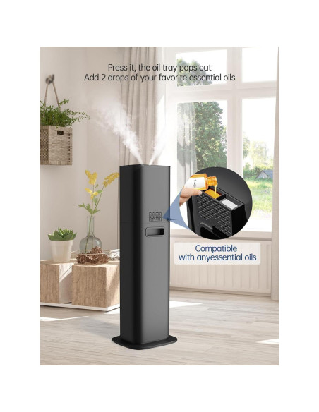 Humidificador Inteligente Hiswelle H786 8L Control Remoto
