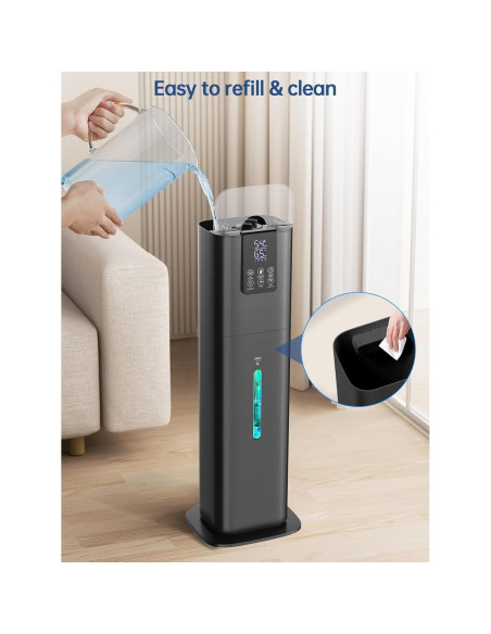 Humidificador Inteligente Hiswelle H786 8L Control Remoto