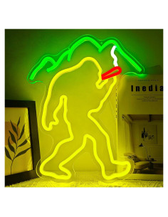 Luz de Neón Bigfoot Jeanchrl LED Dimmable para Decoración