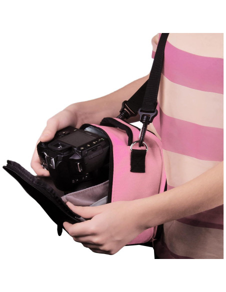 Bolsa de Transporte Vangoddy Laurel Rosa Bebé para Cámaras Kodak