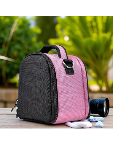 Bolsa de Transporte Vangoddy Laurel Rosa Bebé para Cámaras Kodak