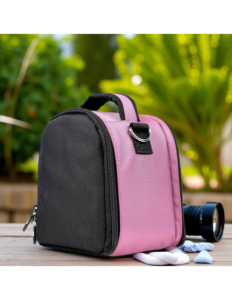 Bolsa de Transporte Vangoddy Laurel Rosa Bebé para Cámaras Kodak