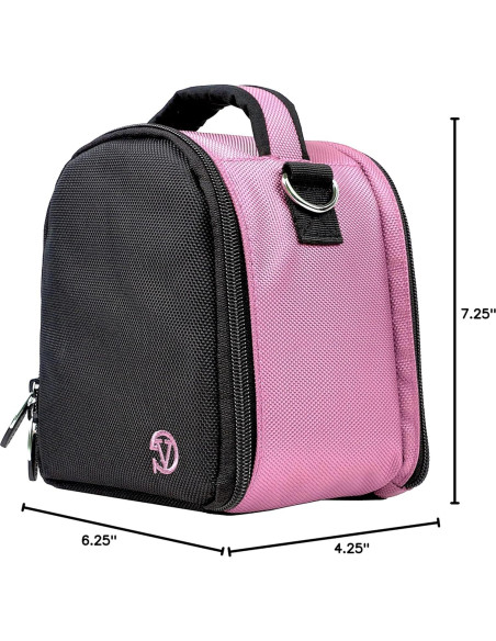 Bolsa de Transporte Vangoddy Laurel Rosa Bebé para Cámaras Kodak