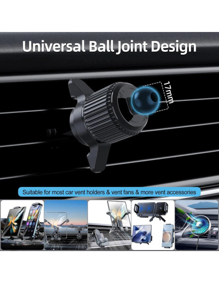 Clip de Ventilación Ajustable xuenair 17mm para Teléfono