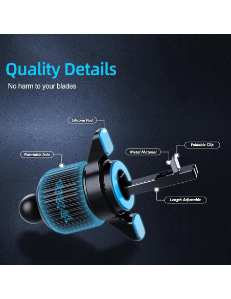 Clip de Ventilación Ajustable xuenair 17mm para Teléfono