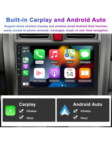 Estéreo Android 9" Mantian para Honda CRV 2007-2011 Carplay