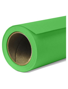 Fondo de Fotografía de Papel Savage Verde Técnico 66 cm x 11 m