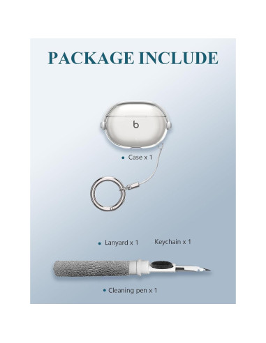 Funda Protectora TPU Transparente para Beats Studio Buds +