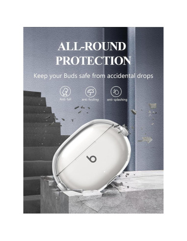 Funda Protectora TPU Transparente para Beats Studio Buds +