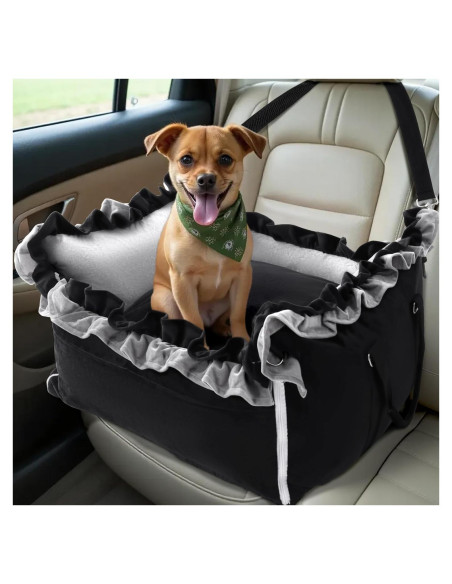 Asiento de Coche para Perros Homcosan Negro 74.9x63.5cm Asiento de Coche para Perros Homcosan Negro 74.9x63.5cm