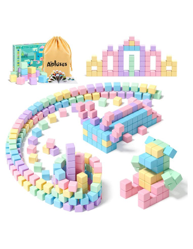Bloques Magnéticos Apluses 45PCS para Niños 3 a 5 Años