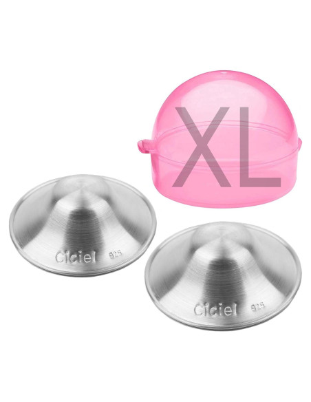 Copas de Lactancia de Plata 925 Ciciel XL - Protectores de Pezón
