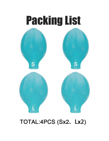 Manga Impermeable para Dedos GYZC19491 - 4 Unidades Silicona