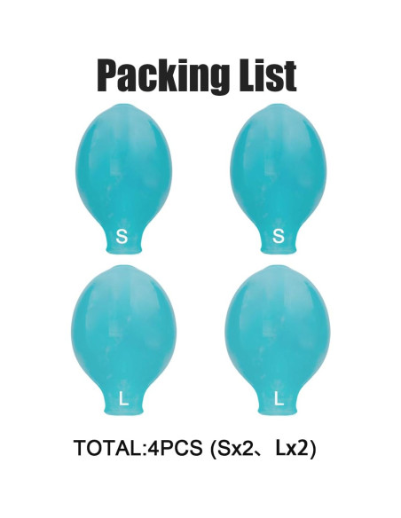 Manga Impermeable para Dedos GYZC19491 - 4 Unidades Silicona