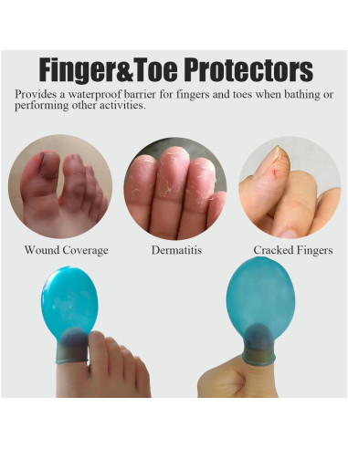 Manga Impermeable para Dedos GYZC19491 - 4 Unidades Silicona