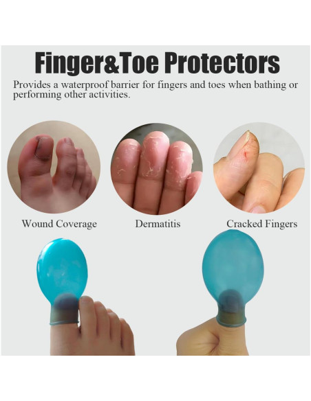 Manga Impermeable para Dedos GYZC19491 - 4 Unidades Silicona