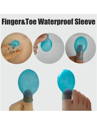 Manga Impermeable para Dedos GYZC19491 - 4 Unidades Silicona