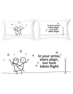 Funda de Almohada Pareja BoldLoft Dance Me Forever 50.8x76.2 cm