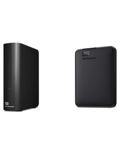 Disco Duro 12TB WD Elements Escritorio + 2TB Portátil USB 3.0