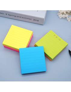6 Bloc de Notas Adhesivas LinQuick 7.6x7.6 cm 100 Hojas 2